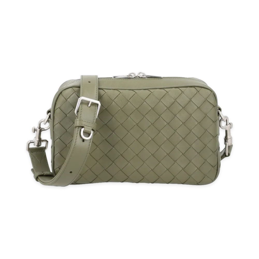 Bottega Veneta Small Braided Bag "Green"