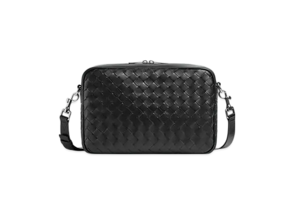 Bottega Veneta Intrecciato Camera Bag "Black"