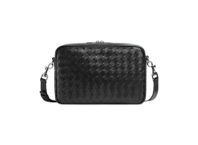 Bottega Veneta Intrecciato Camera Bag "Black"