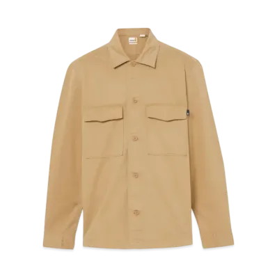 Timberland Men's Twill Overshirt "British Khaki"