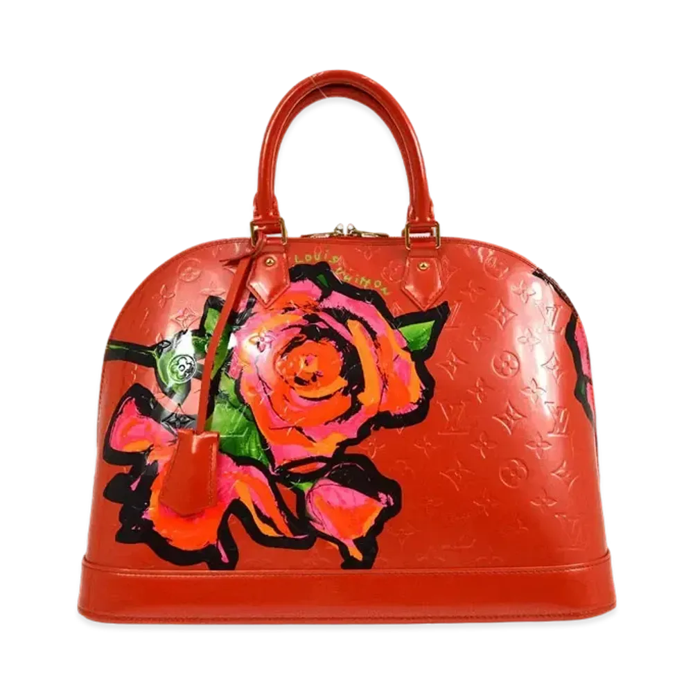Louis Vuitton Alma Monogram Vernis Rose "Orange Sunset"