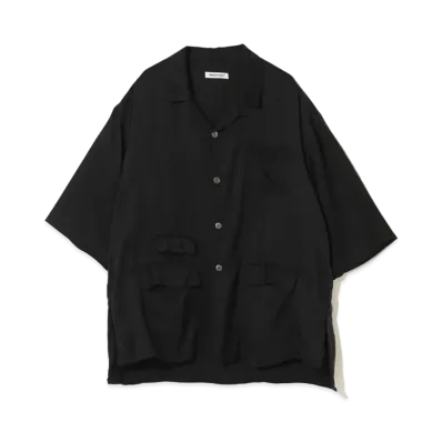 UNDERCOVER Cupra Open Collar Shirt "Black"