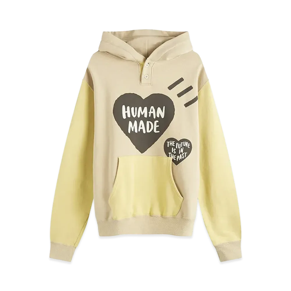 HUMAN MADE Colorblock Hoodie "Beige"