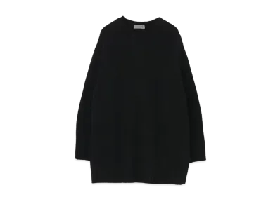 Yohji Yamamoto Pour Homme 3G PLATING PLAIN STITCH SHOULDER OPEN HENRY "Black"