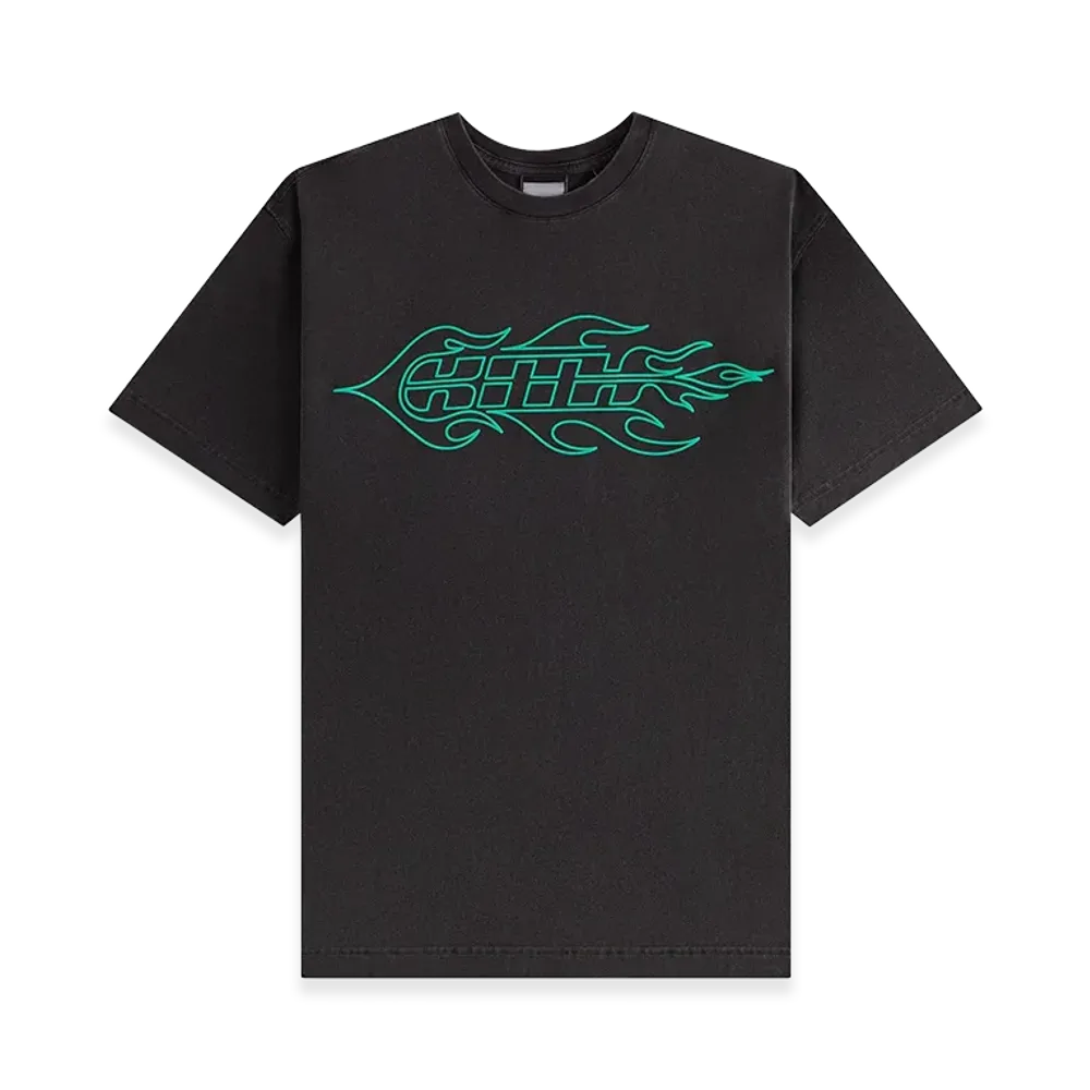 Kith Women's Vintage Blaze Logo Tee "Black"