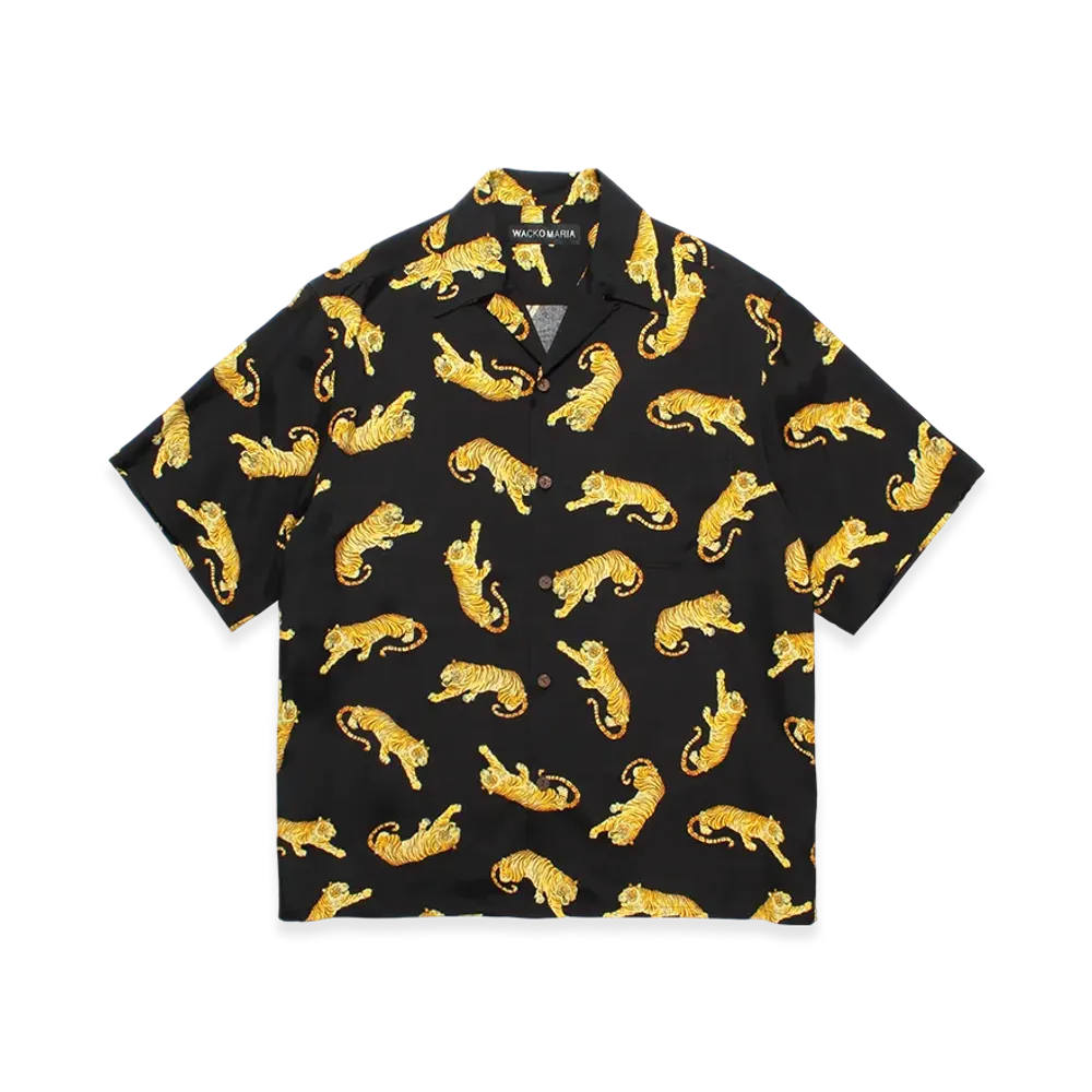 WACKO MARIA x Tim Lehi Hawaiian Shirt "Black" 25SS-WMS-HI08