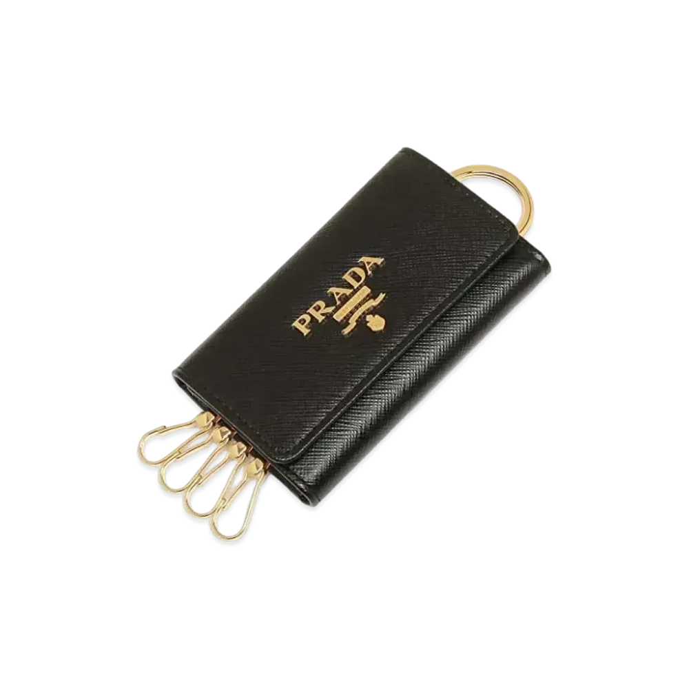 PRADA Saffiano Keycase "Black"