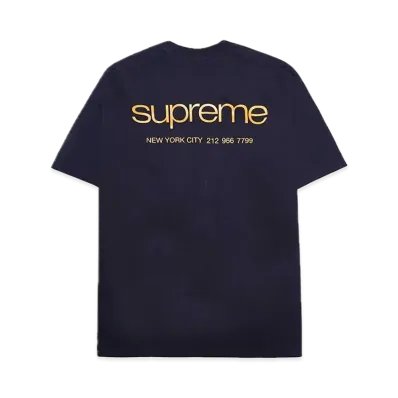 Supreme Nyc Tee "Navy"
