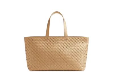 Bottega Veneta Intrecciato Tote Bag "Almond"
