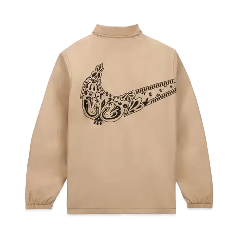 Nike Día De Muertos Coach Jacket "Beige"