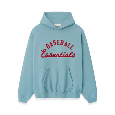 FEAR OF GOD ESSENTIALS MLB Raglan Sport Hoodie "Stone Blue"