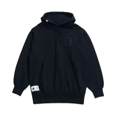 DESCENDANT for Ron Herman Black Collection Lettered Sweat Hoodie "Black"