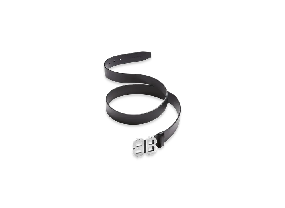 BALENCIAGA Crypto BB Belt "Black"