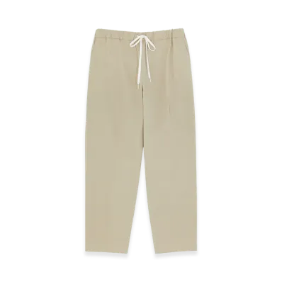 MM6 Maison Margiela Men's Gabardine Trousers "Beige"