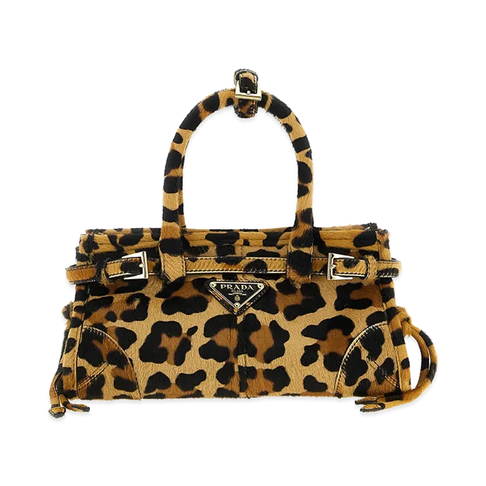 PRADA Women's 'Bonnie' Mini Handbag "Animal Print"