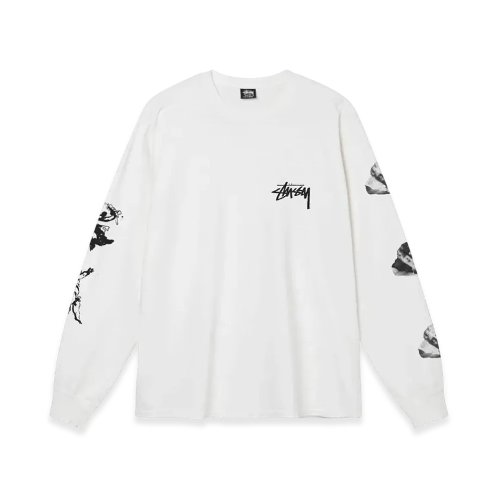 Stussy Angels Pigment Dyed LS Tee "Natural"