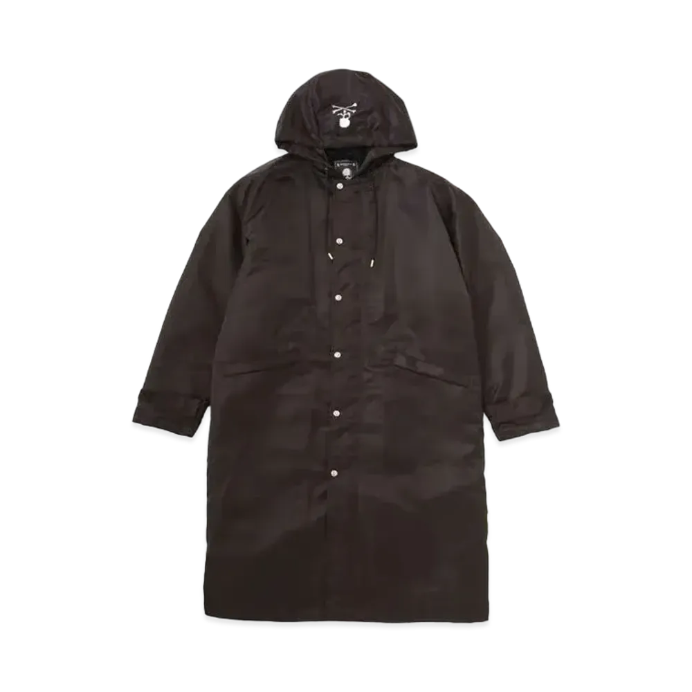 mastermind JAPAN Nylon Hooded Coat "Black"