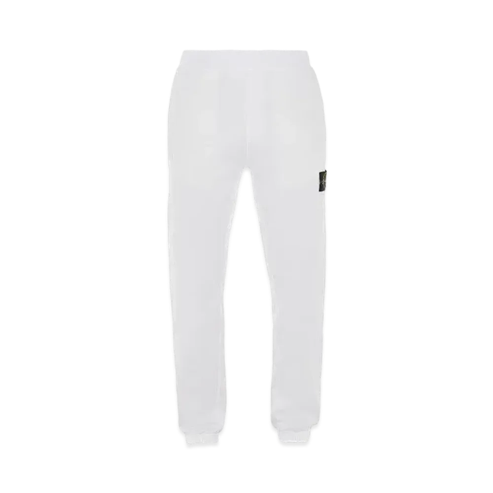 Stone Island 63347 COTTON NYLON FLEECE_REGULAR FIT "White"