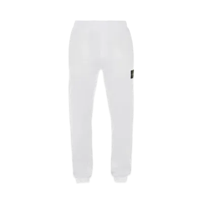Stone Island 63347 COTTON NYLON FLEECE_REGULAR FIT "White"