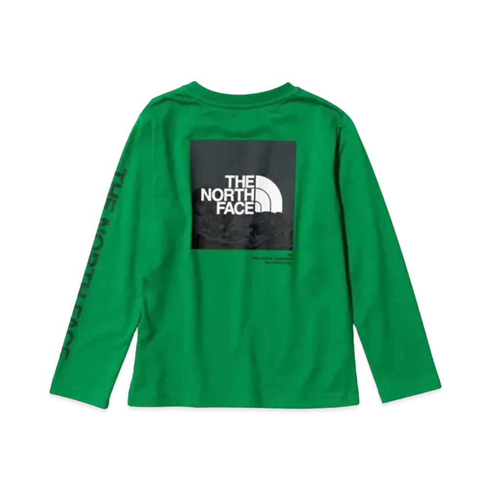 The North Face L/S Sleeve Graphic Tee "Primary Green"