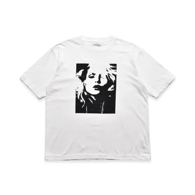 MINEDENIM Monochrome Two tone Face Crewneck T-SH "White"