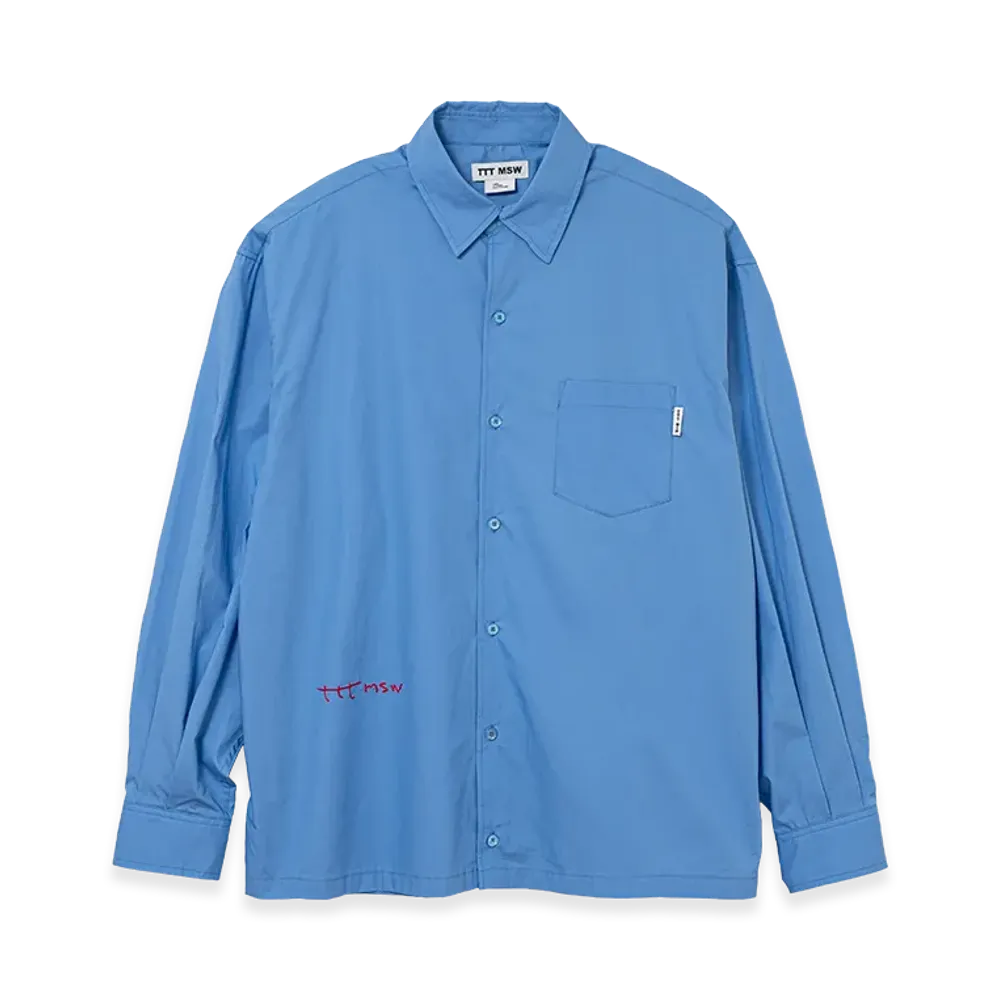 TTTMSW Regular Collar Shirt "Blue"