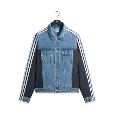 Kith x adidas Football Denim Jacket "Blue"