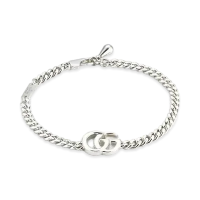 GUCCI GG Marmont Chain Bracelet "Sterling Silver"
