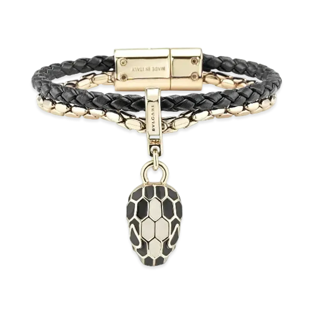 BVLGARI Serpenti Forever Bracelet "Black/Gold"