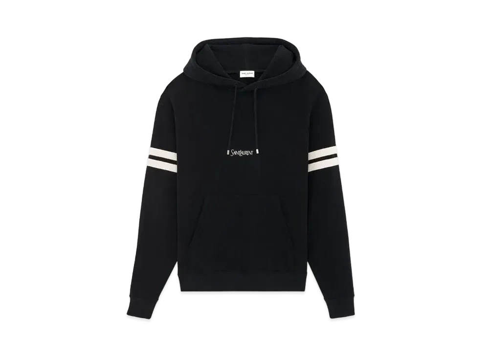Saint Laurent Women's Saint Laurent Hoodie "Noir Naturel"