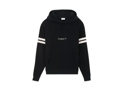 Saint Laurent Women's Saint Laurent Hoodie "Noir Naturel"