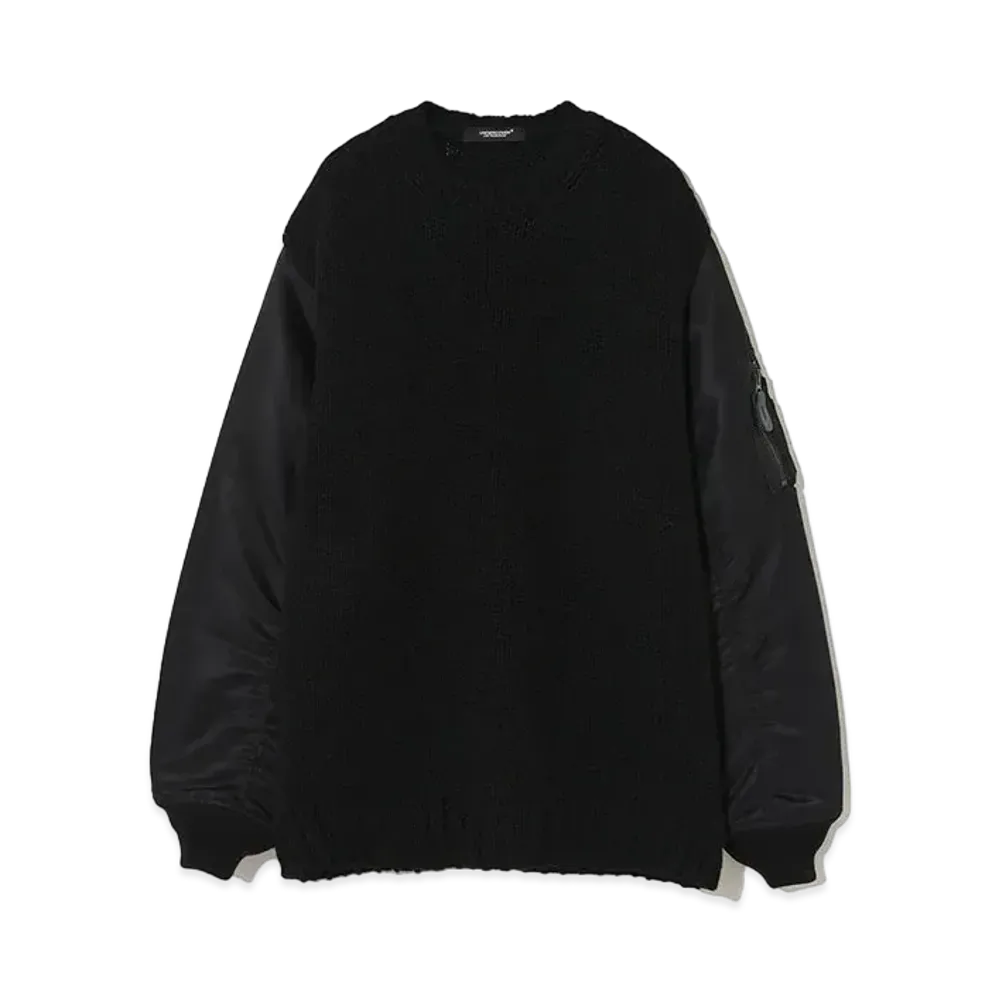 UNDERCOVER Wool Blend Knit Pullover "Black"