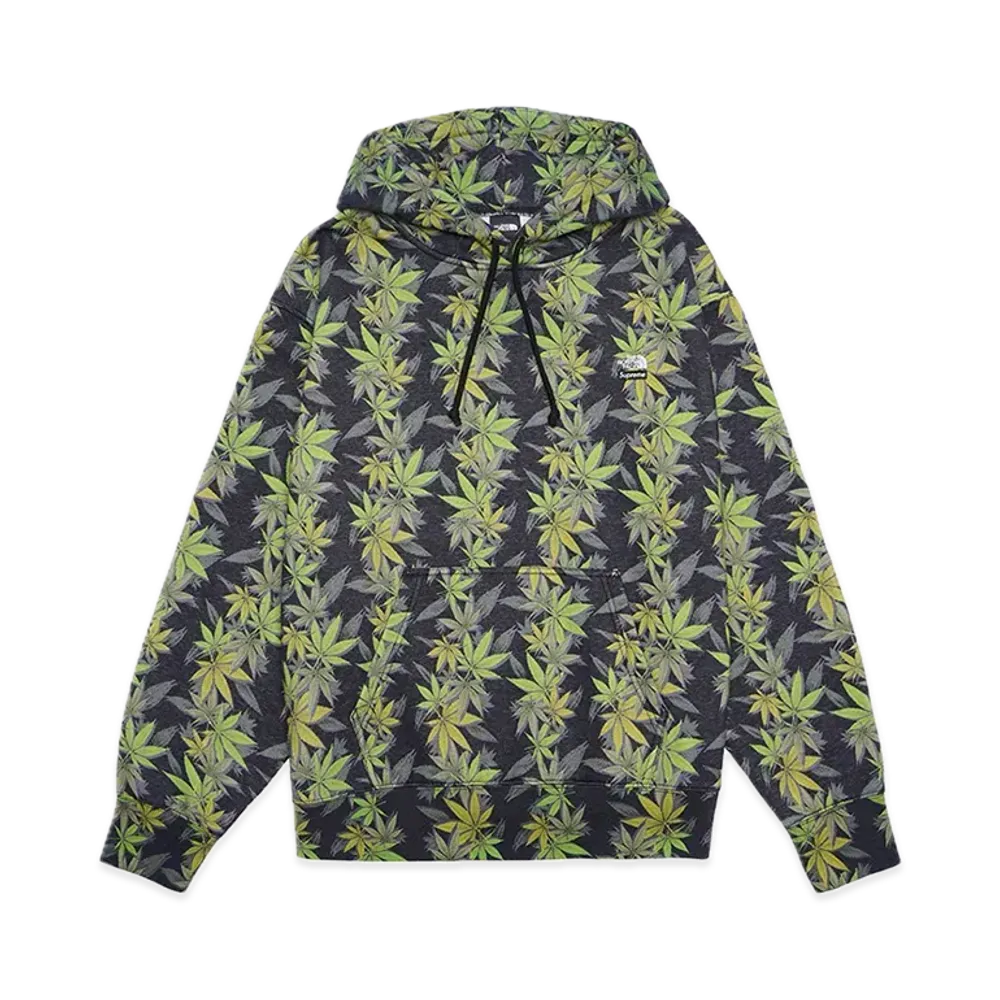 Supreme x The North Face Leaf Hooded Sweatshirt "Black"