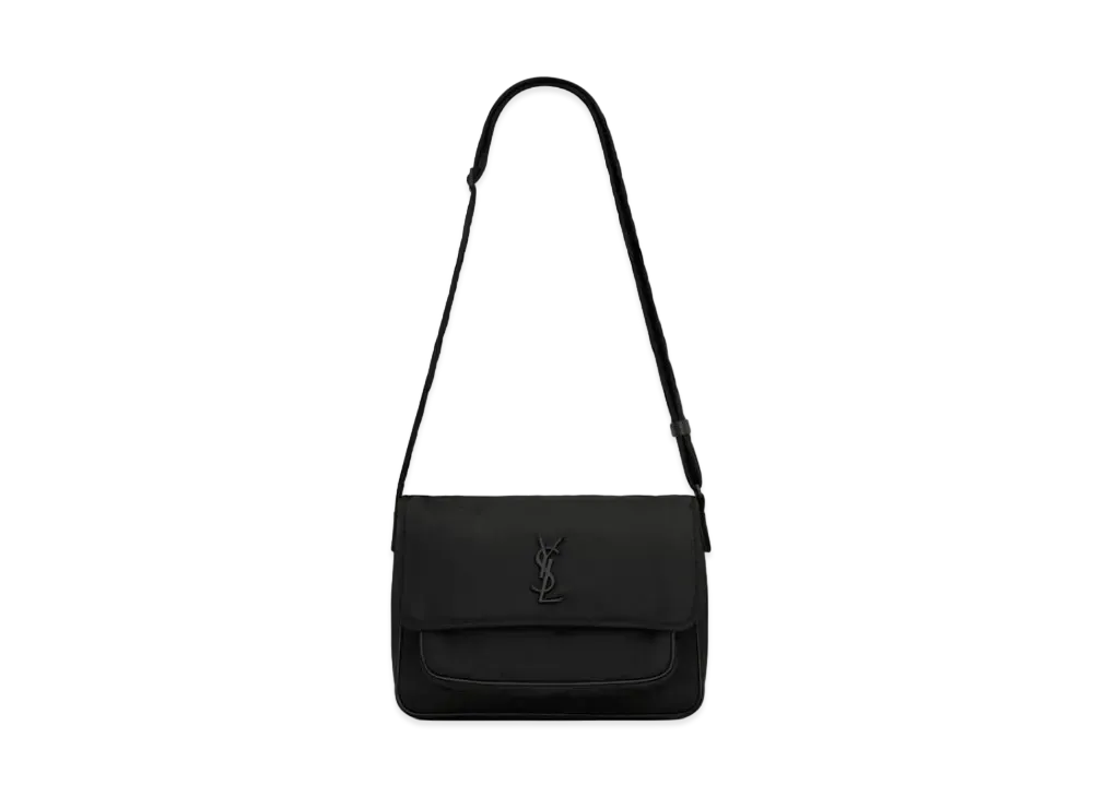 Saint Laurent Niki Messenger in Econyl "Black"