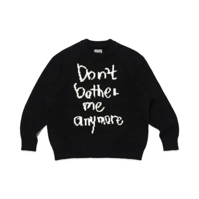 Wasted Youth Knit Sweater "Black" / VERDY