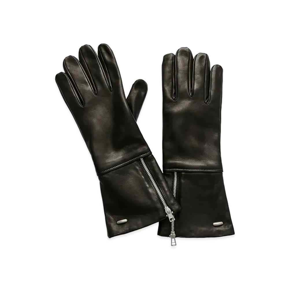 OUR LEGACY Zipped Glove "Black Nappa"
