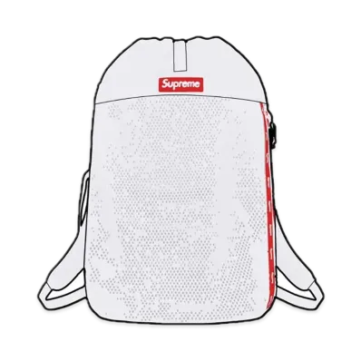 Supreme Mesh Backpack "White"