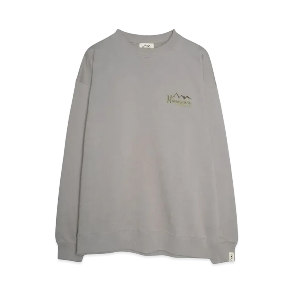 MANASTASH TWIN PEAKS SWEATSHIRTS "GRAY"