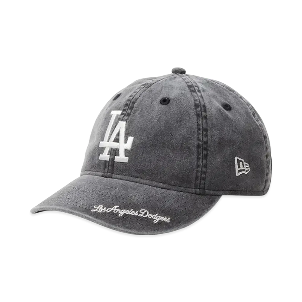 NEW ERA 9Thirty MLB Visor Logo Los Angeles Dodgers Acid Wash "Black"