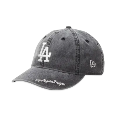 NEW ERA 9Thirty MLB Visor Logo Los Angeles Dodgers Acid Wash "Black"