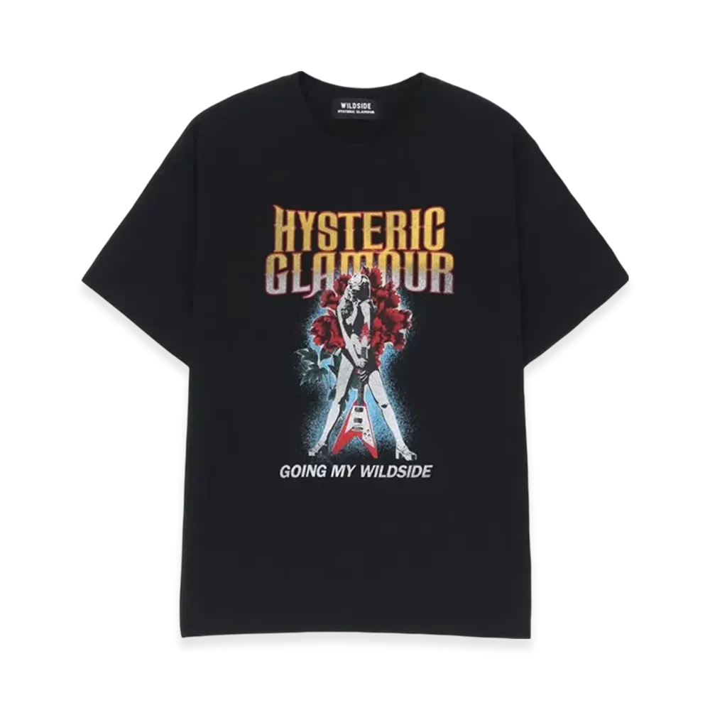 HYSTERIC GLAMOUR x Wildside Flying V T-Shirt "Black"