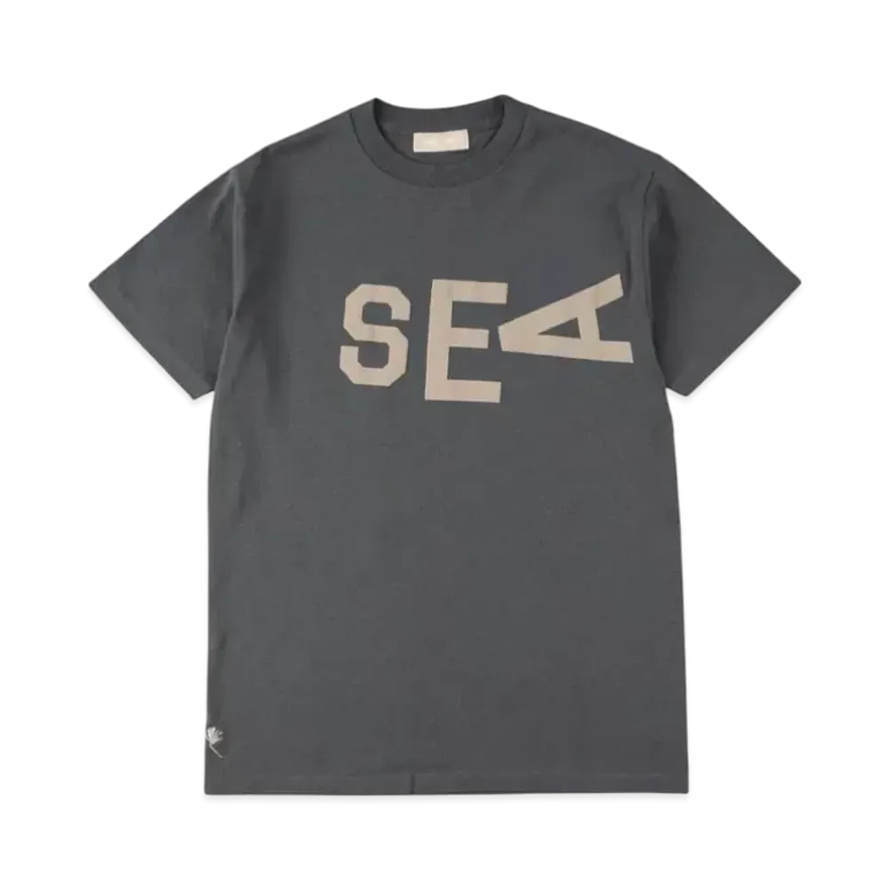 SAINT MXXXXXX x WIND AND SEA Slide T-Shirt "Charcoal"
