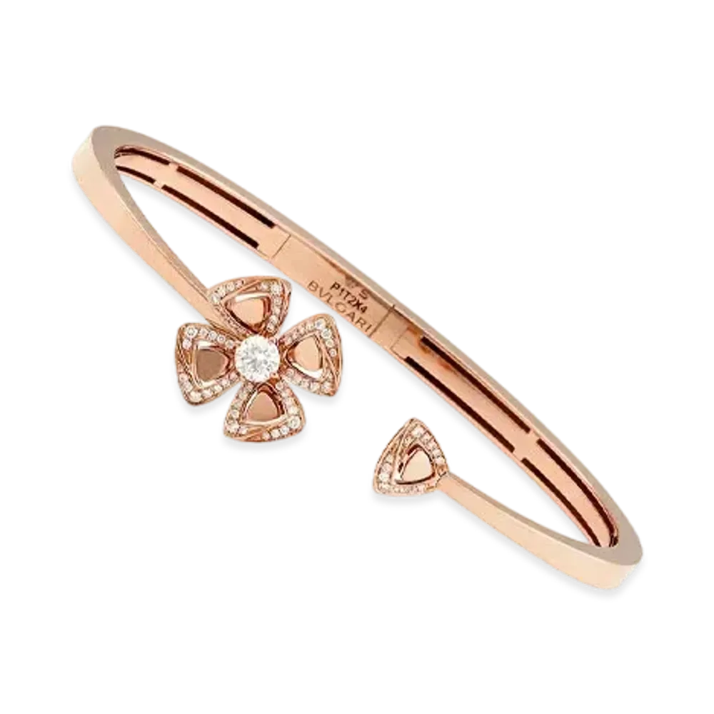 BVLGARI Fiorever Bracelet Diamonds "Pink Gold"