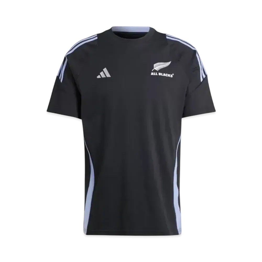 adidas All Blacks Rugby Short Sleeve T-shirt "All Black/Blue Spark"