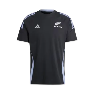 adidas All Blacks Rugby Short Sleeve T-shirt "All Black/Blue Spark"