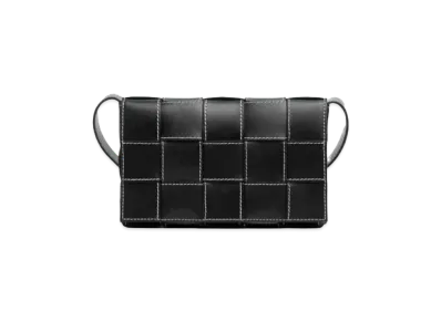 Bottega Veneta Cassette Crossbody Bag "Black/Natural"