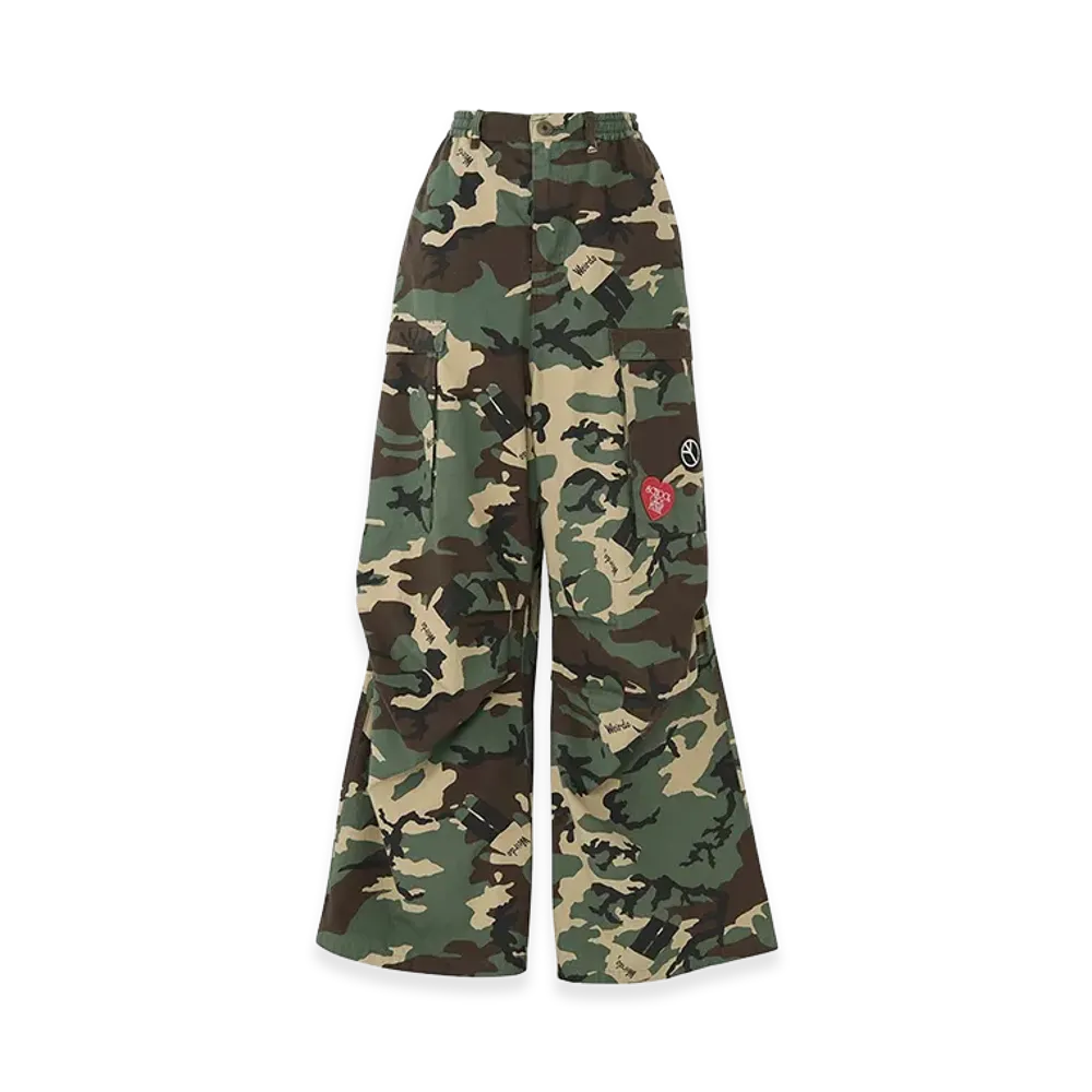 HYSTERIC GLAMOUR Women's Military Cargo Pants "Khaki"