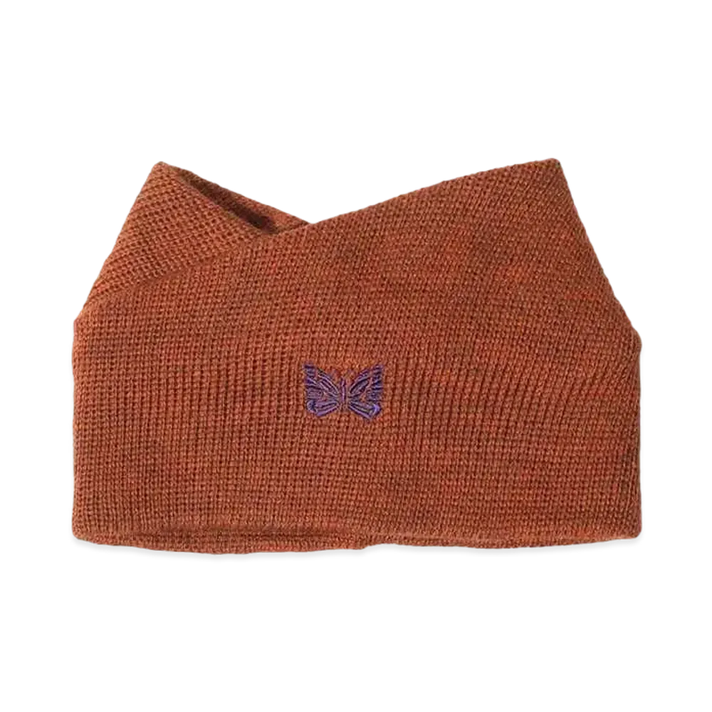 Needles Neck Warmer Merino Wool "Orange"