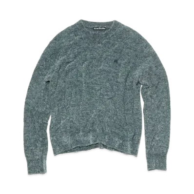 Acne Studios Crew Neck Knit Sweater "Gray"