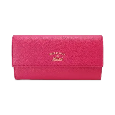 GUCCI Women's Long Wallet "Fuchsia Pink"
